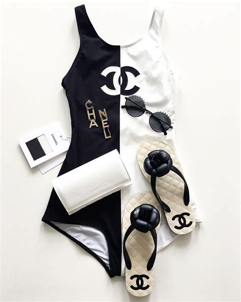 chanel bathingsuit|GRAPHIC SWIMWEAR SPRING.